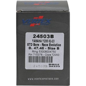 Yamaha YZ 85 Piston Kit - Vertex Pistons - Cast Race Evolution - `02-`24